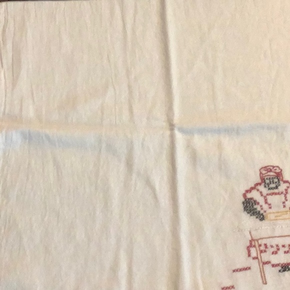 Vintage Embroidered Friday Kitchen Towel - Picture 2 of 2